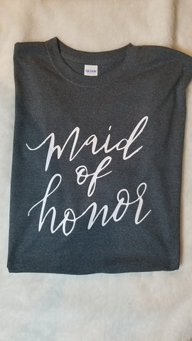 Maid of Honor Unisex T Shirt - Custom Lifestyle Designs
