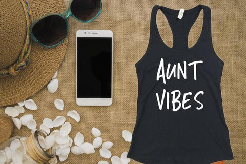 Aunt Vibes Tank Top - Custom Lifestyle Designs