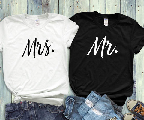 Couples Shirts, Mr. & Mrs. - Custom Lifestyle Designs
