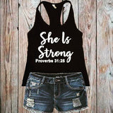She is Strong Tank Top - Custom Lifestyle Designs