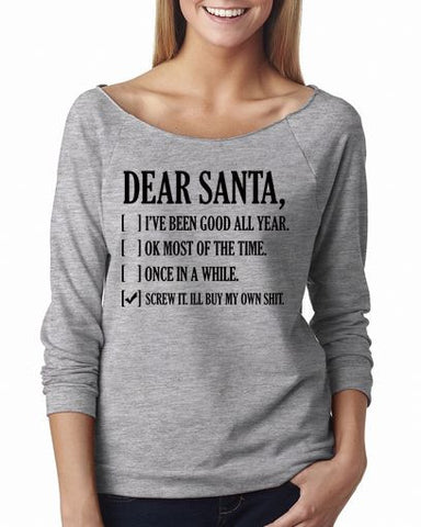 Dear Santa Shirt - Custom Lifestyle Designs