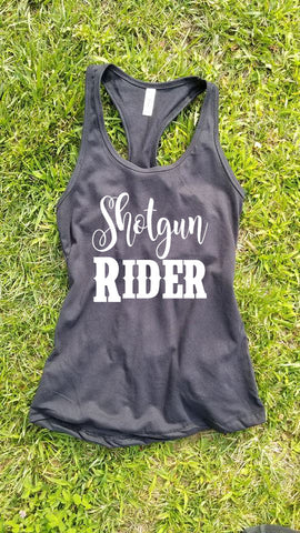 Shotgun Rider Tank Top - Custom Lifestyle Designs