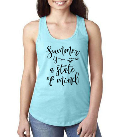 Summer Is a State Of Mind Tank Top - Custom Lifestyle Designs