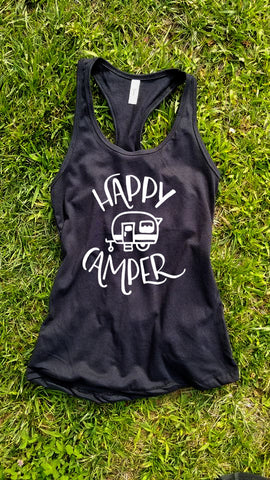 Happy Camper Tank Top - Custom Lifestyle Designs