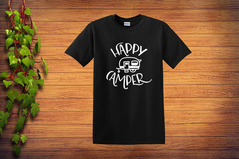 Happy Camper T Shirt - Custom Lifestyle Designs