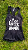 Hello Summer Tank Top - Custom Lifestyle Designs