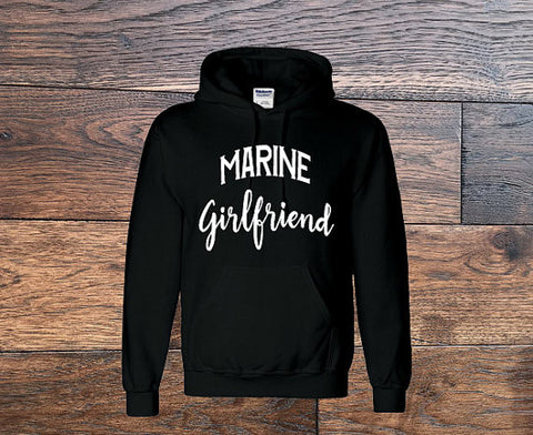Marine Girlfriend Hoodie - Custom Lifestyle Designs