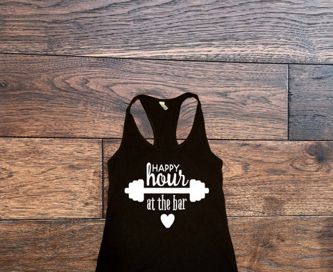 Happy Hour At The Bar Tank Top - Custom Lifestyle Designs