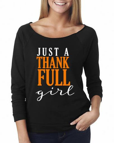 Just a thankful girl shirt - Custom Lifestyle Designs