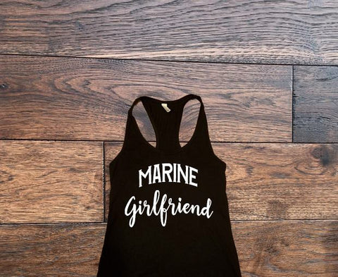 Marine Girlfriend Tank Top - Custom Lifestyle Designs