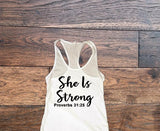 She is Strong Tank Top - Custom Lifestyle Designs