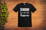 Sunshine Mixed With a Little Hurricane Unisex T Shirt - Custom Lifestyle Designs